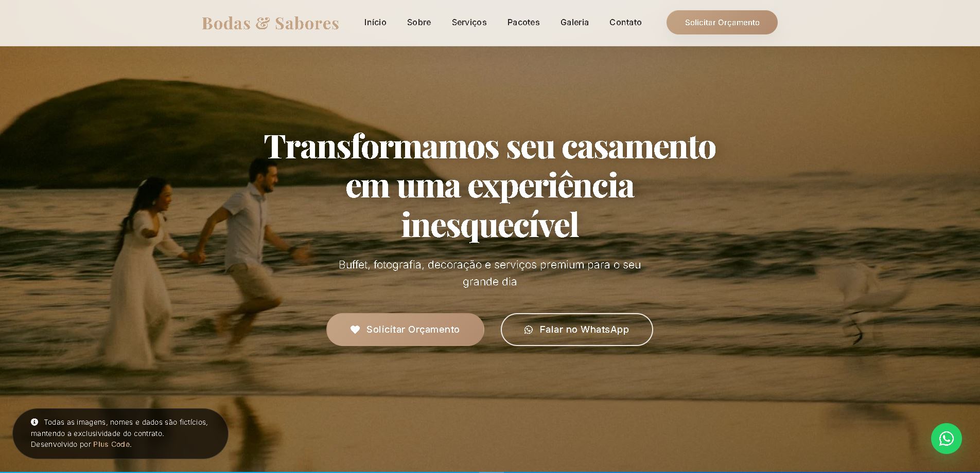 Landing Page Buffet
