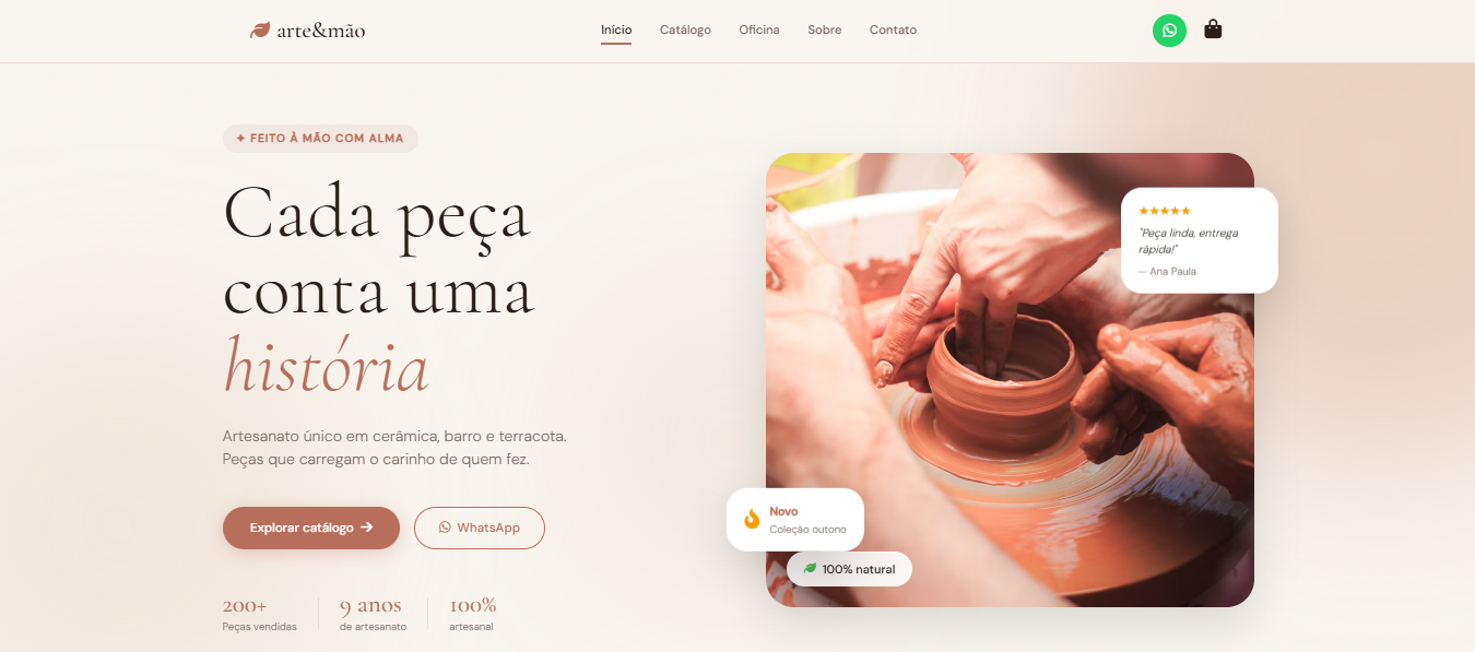 Site Artesanato Arte Mão